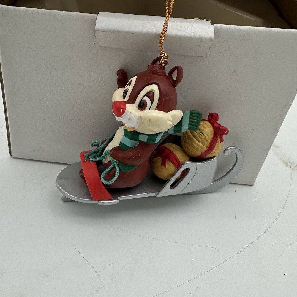 Vintage Disney Christmas Magic Ornament "DALE" Chipmunks W/Original Box